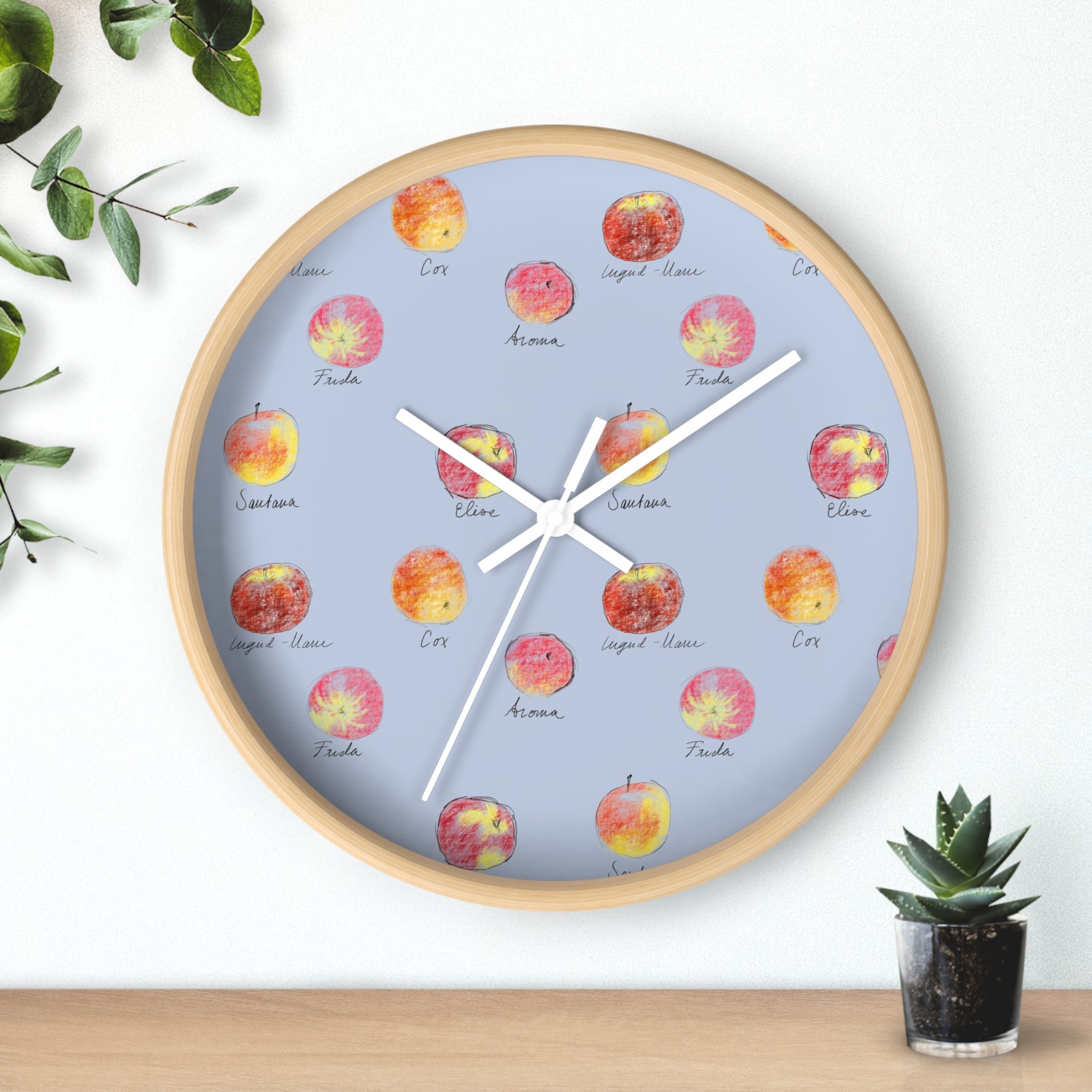 Wall Clock - Swedish Apples