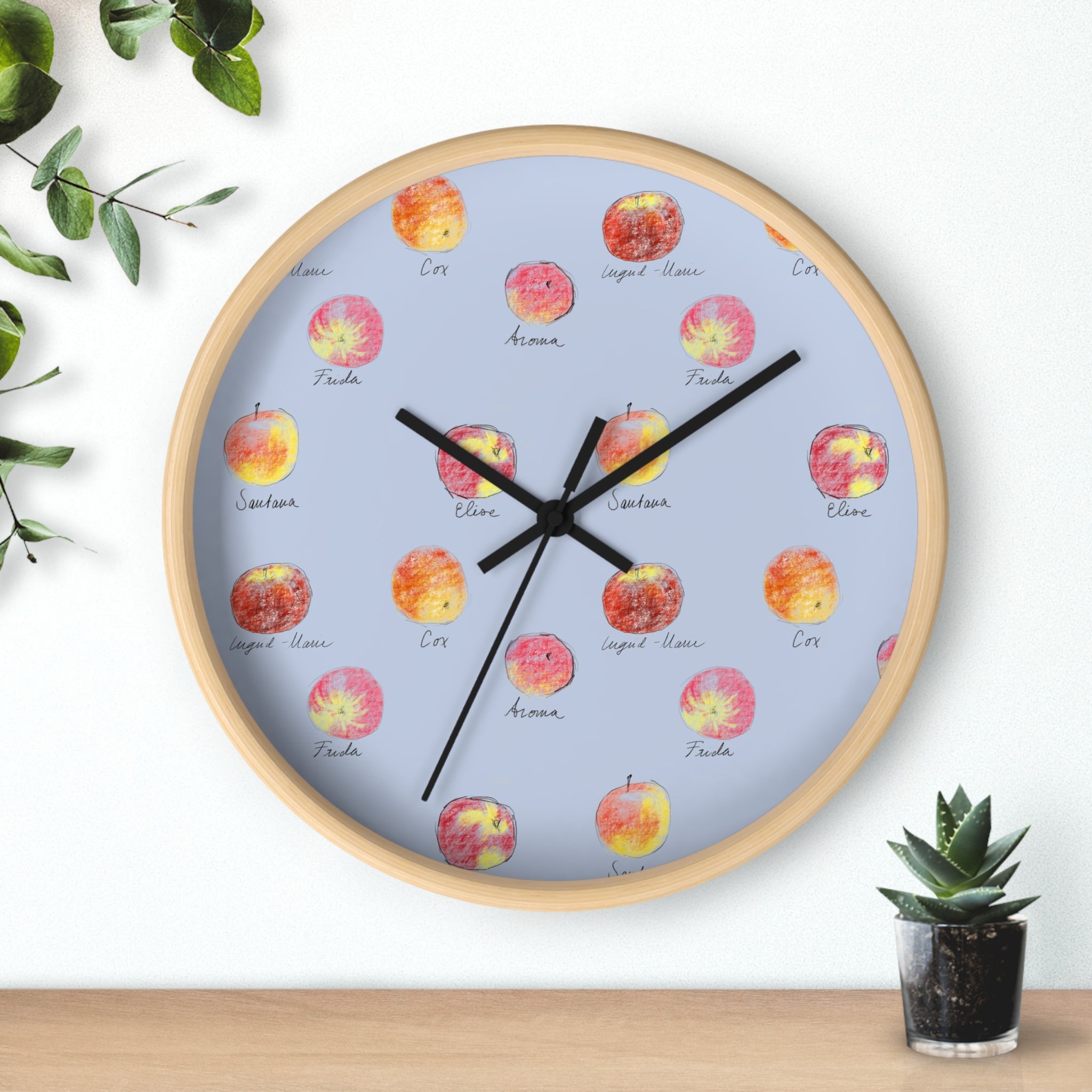 Wall Clock - Swedish Apples