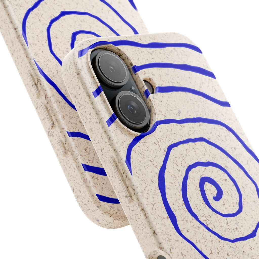 Biodegradable Phone Case -  Pre- hispanical Mexican Spiral